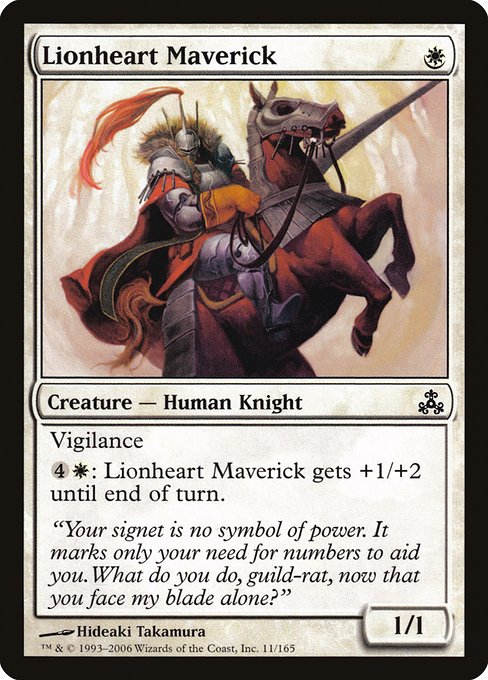 Lionheart Maverick card image