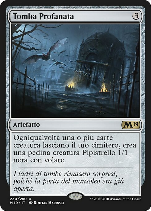 Desecrated Tomb (Core Set 2019 #230)