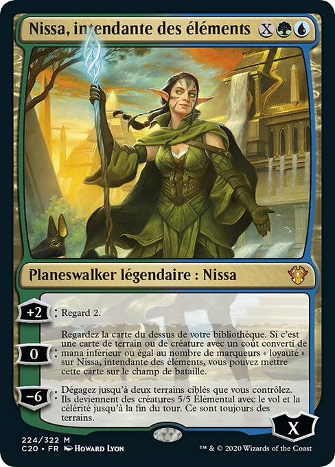 Nissa, Steward of Elements (Commander 2020 #224)