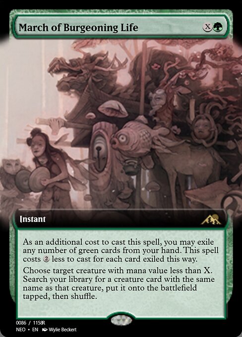 March of Burgeoning Life (Magic Online Promos #98035)