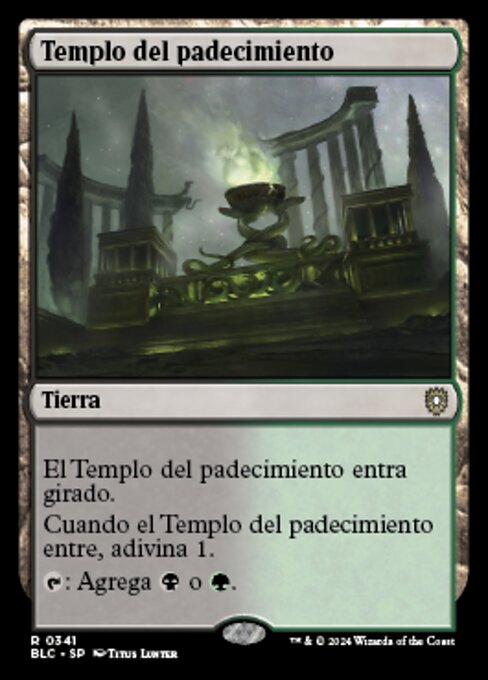 Temple of Malady (Bloomburrow Commander #341)