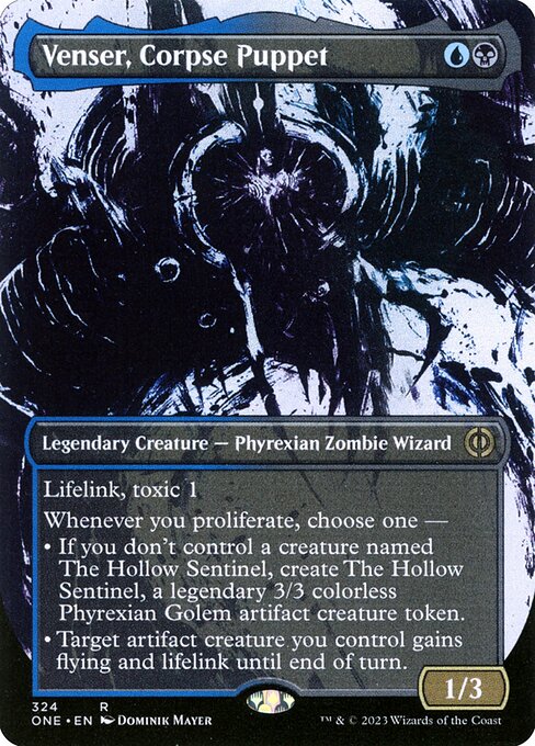 Venser, Corpse Puppet (Phyrexia: All Will Be One #324)