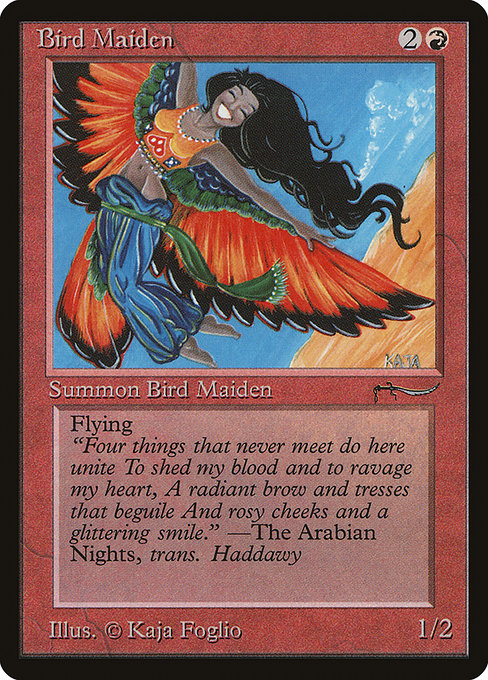 Bird Maiden (Arabian Nights #37†)