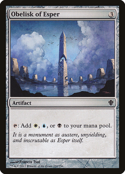 Obelisk of Esper (Commander 2013 #250)