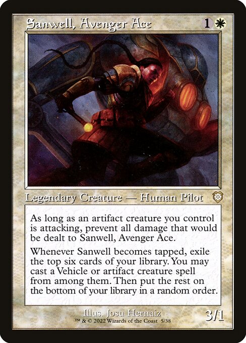 Sanwell, Avenger Ace card image
