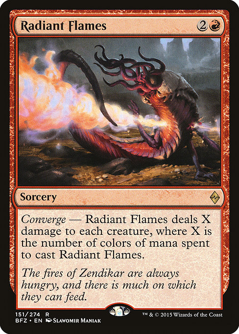 Radiant Flames (Battle for Zendikar #151)