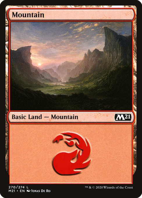 Mountain (Core Set 2021 #270)