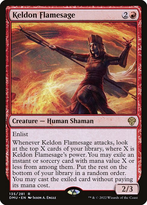 Keldon Flamesage (Dominaria United #135)