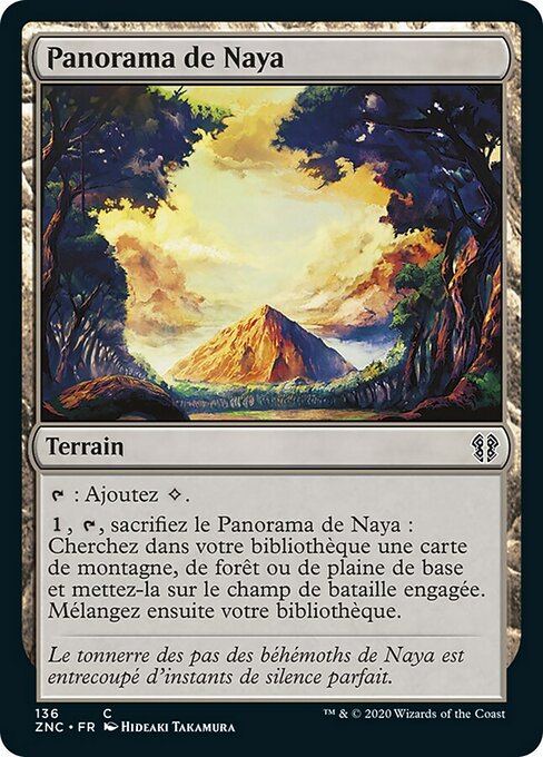 Naya Panorama (Zendikar Rising Commander #136)