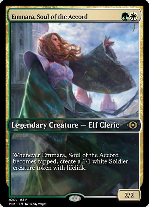 Emmara, Soul of the Accord (Magic Online Promos #69951)