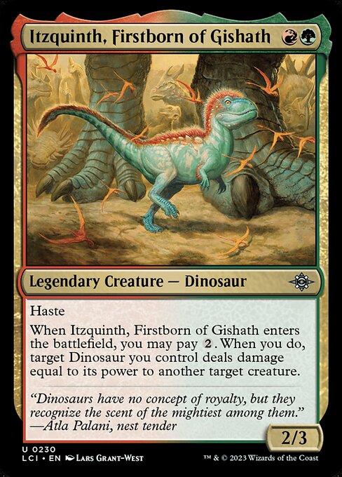 Itzquinth, Firstborn of Gishath (The Lost Caverns of Ixalan #230)