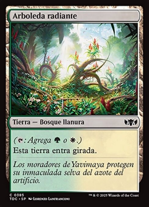 Arboleda radiante