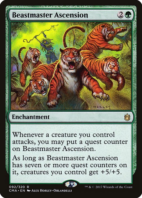 Beastmaster Ascension · Commander Anthology (CMA) #92 · Scryfall