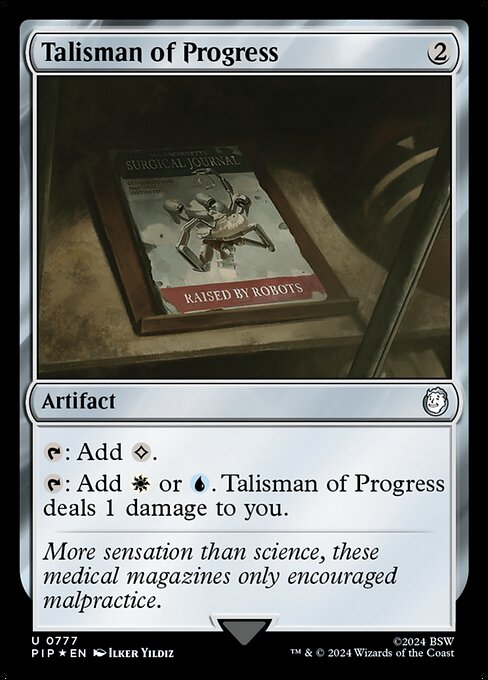 Talisman of Progress (pip) 777