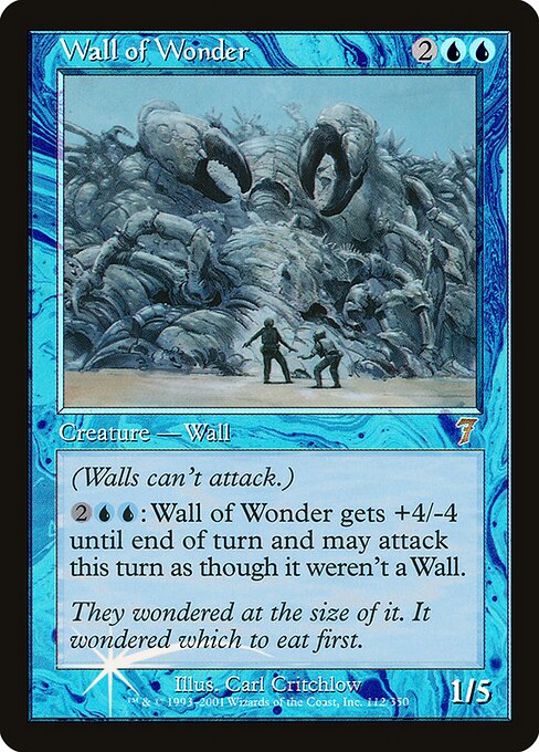 Wall of Wonder (Seventh Edition #112★)