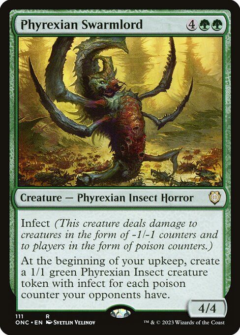 Phyrexian Swarmlord (Phyrexia: All Will Be One Commander #111)