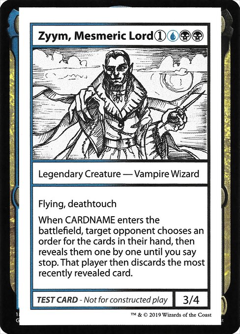 Zyym, Mesmeric Lord (Mystery Booster Playtest Cards 2021 #104)