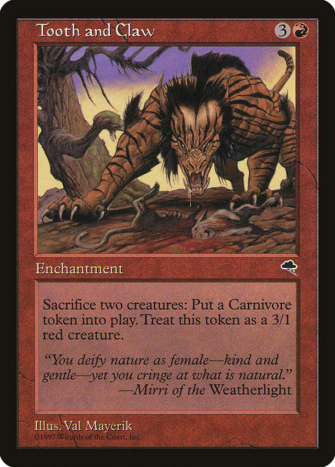 Tooth and Claw card image