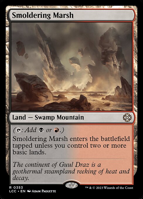 Smoldering Marsh (The Lost Caverns of Ixalan Commander #353)