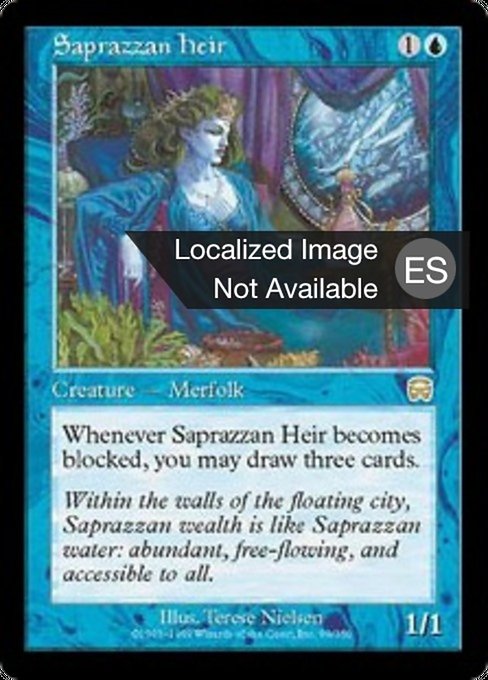 Saprazzan Heir (Mercadian Masques #99)