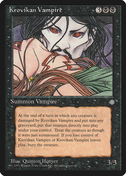 Vampire Krovois|Krovikan Vampire
