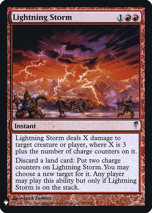Lightning Storm (The List #CSP-89)