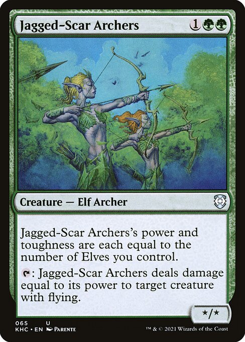 Jagged-Scar Archers (Kaldheim Commander #65)