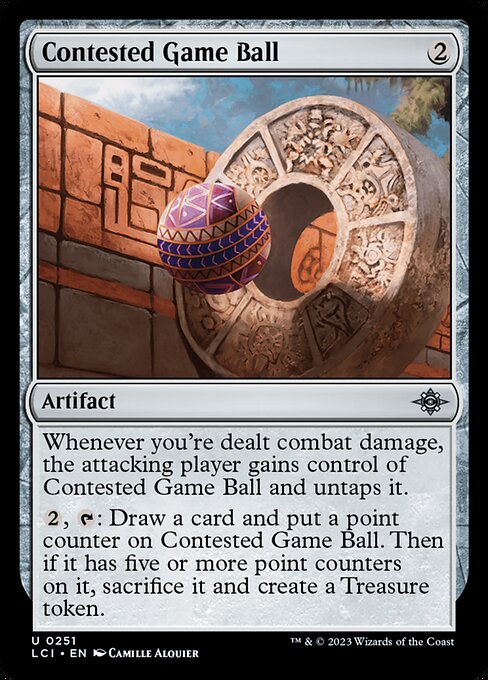 Contested Game Ball card image