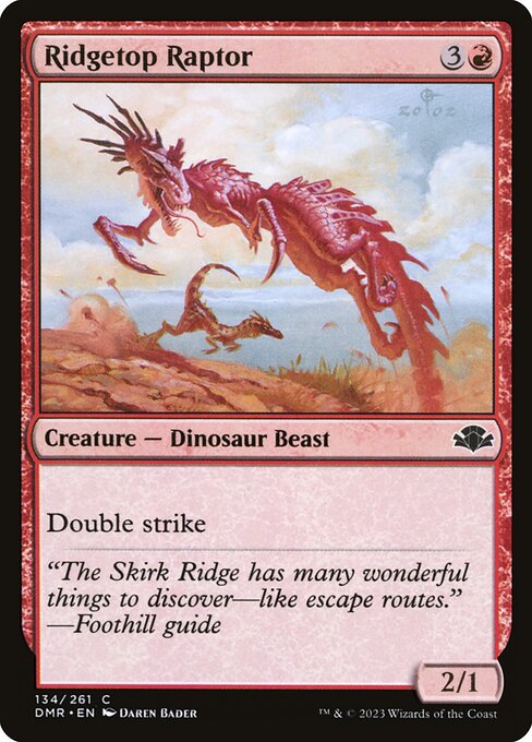 Ridgetop Raptor (Dominaria Remastered #134)