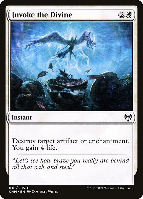 Gambito Divino (Divine Gambit) · Kaldheim (KHM) #8 · Scryfall Magic The Gathering Search