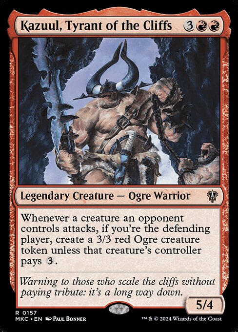 Kazuul, Tyrant of the Cliffs (mkc) 157