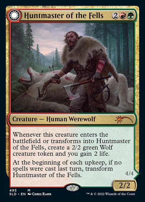 Huntmaster of the Fells // Ravager of the Fells (sld) 495