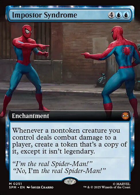 Impostor Syndrome magic the gathering card art