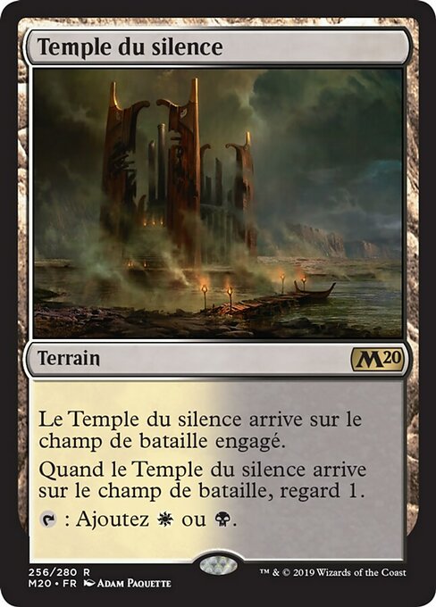 Temple of Silence (Core Set 2020 #256)