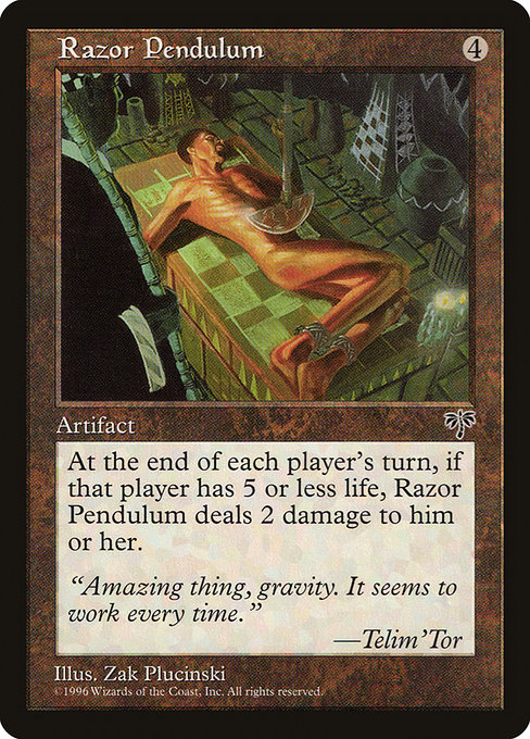 Razor Pendulum card image