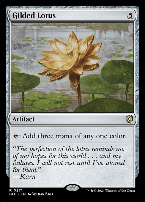 Vergoldeter Lotus (Bloomburrow Commander)