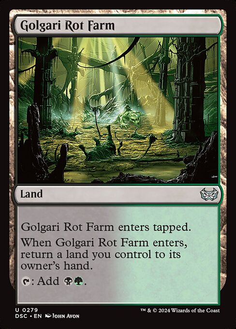 Golgari Rot Farm (Duskmourn: House of Horror Commander #279)