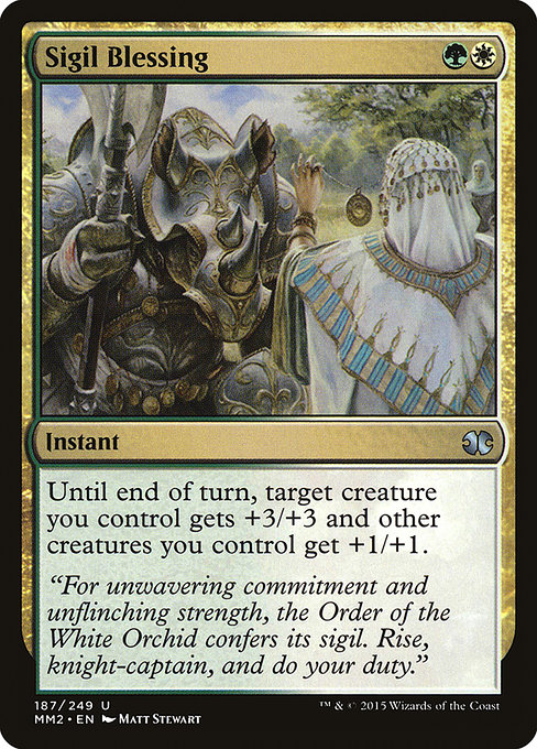 Sigil Blessing (Modern Masters 2015 #187)