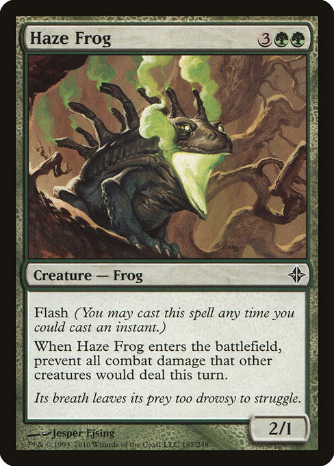 Haze Frog (Rise of the Eldrazi #187)