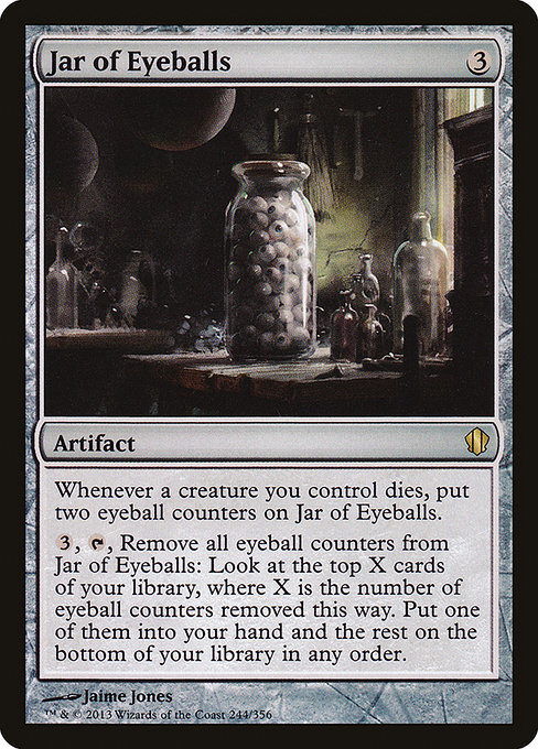 Jar of Eyeballs (Commander 2013 #244)