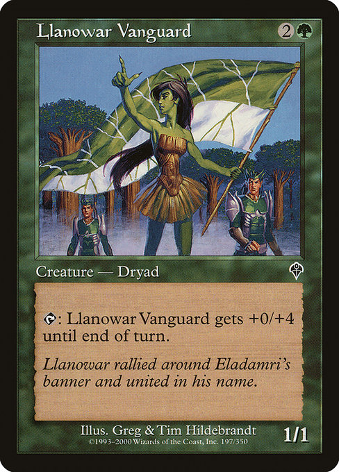 Avant-garde de Llanowar|Llanowar Vanguard