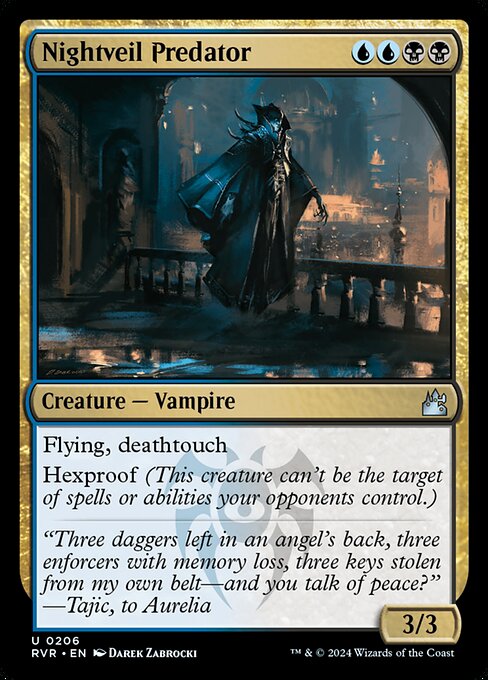 Nightveil Predator (Ravnica Remastered #206)