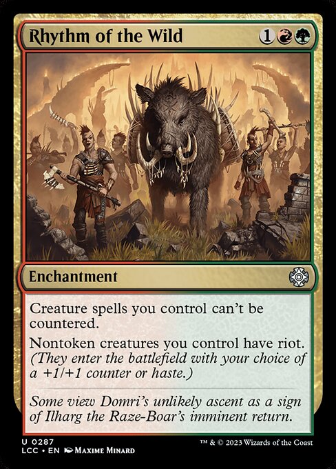 Rhythm of the Wild (The Lost Caverns of Ixalan Commander #287)