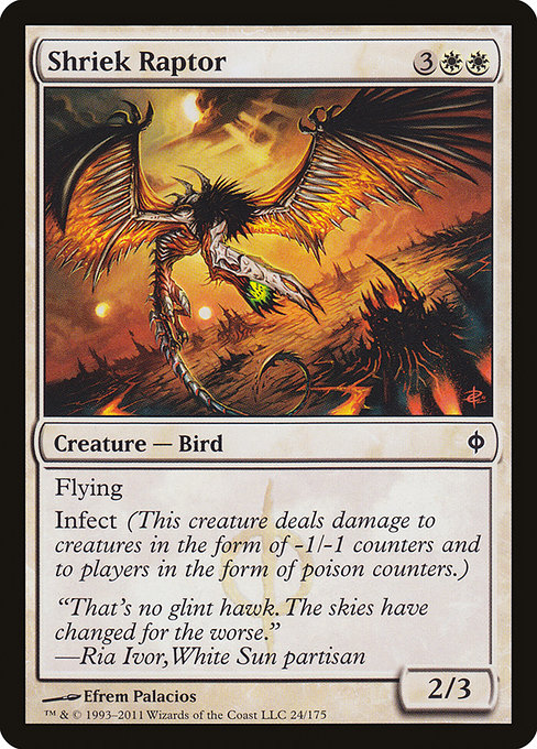 Shriek Raptor (New Phyrexia #24)