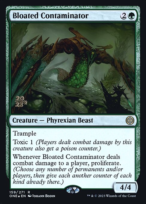 Bloated Contaminator (Phyrexia: All Will Be One Promos #159s)