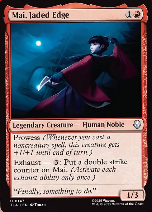 Mai, Jaded Edge magic the gathering card art
