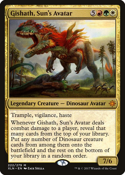 Gishath, Sun's Avatar (Ixalan #222)
