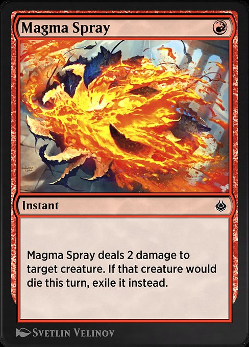 Magma Spray (Amonkhet Remastered #164)
