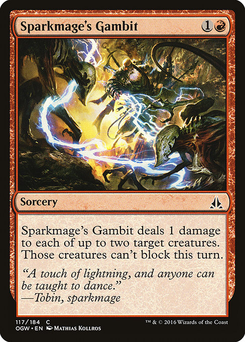 Pari de l'étincemage|Sparkmage's Gambit