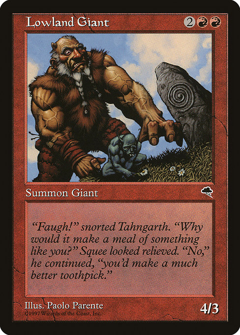 Lowland Giant (Tempest #187)